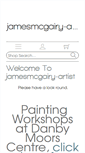 Mobile Screenshot of jamesmcgairy-artist.com
