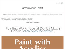Tablet Screenshot of jamesmcgairy-artist.com